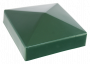 Couvre-poteau pyramidal vert