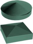 Green post caps
