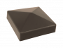 Couvre poteau carré 60x60 marron